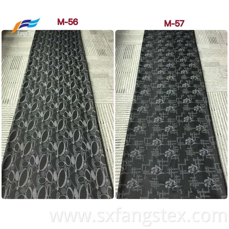 Polyester Jacquard Formal Black Dubai Abaya Fabric 1